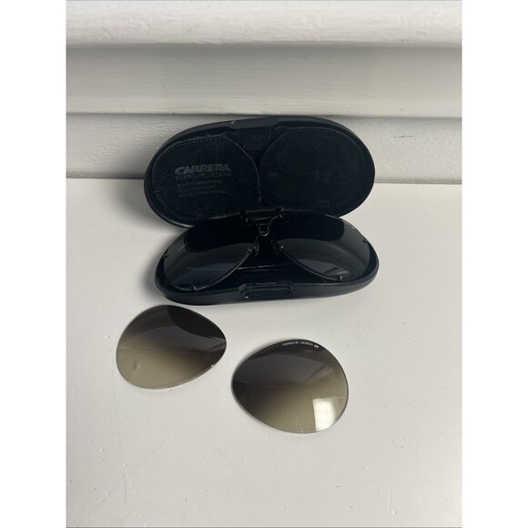 Vintage Carrera Porsche 5623 90 Sunglasses w Original Case & Extra Lenses - Picture 5 of 8